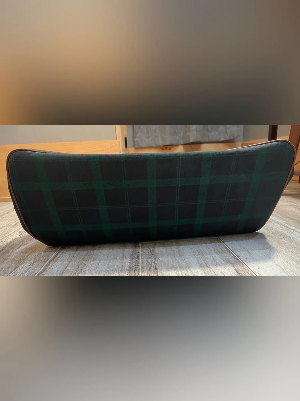 Vintage POLO Ralph Lauren Tartan Plaid Large Duffle Bag Unisex
